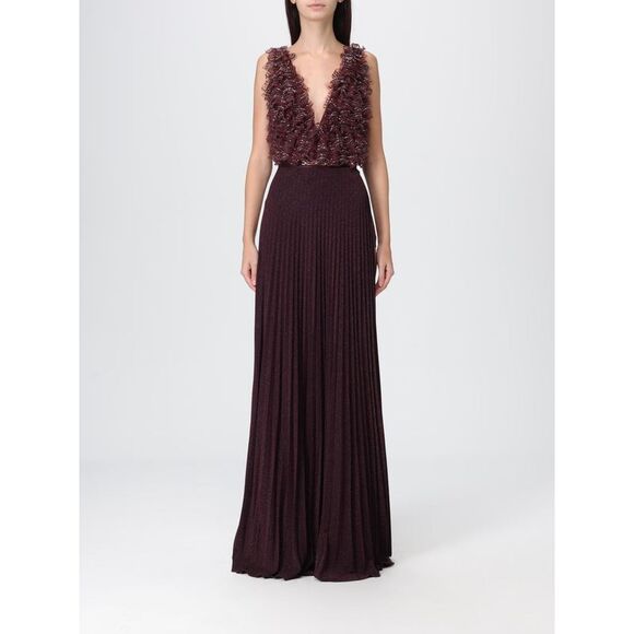 Elisabetta Franchi Dress Woman Wine